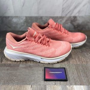 Hoka One One Cavu 3  Pink / White Women's Size 7.5
